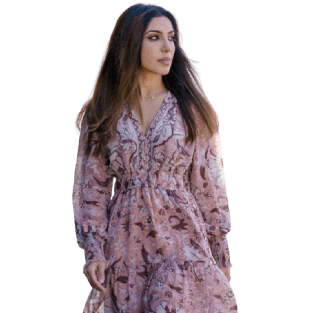 Soft Silk Chiffon Dress - Image 2