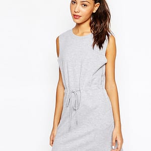 Sweater Dress with Draw String Waist