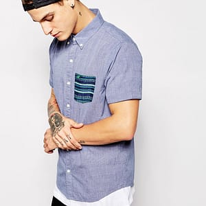 image1xxl-55.jpg Shirt with Contrast Pocket Short Sleeves