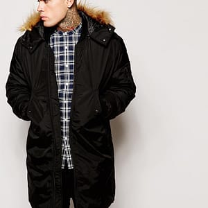 Bomber Parka Jacket 2 in 1 With Removable Hood