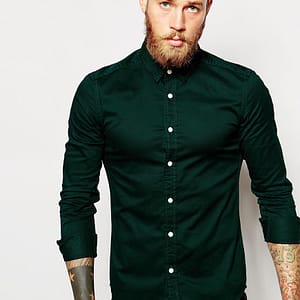 image1xxl-66.jpg Skinny Shirt in Twill with Long Sleeves