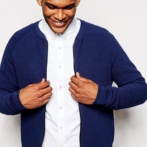 image1xxl5.jpg Textured Ribbed Bomber Jacket