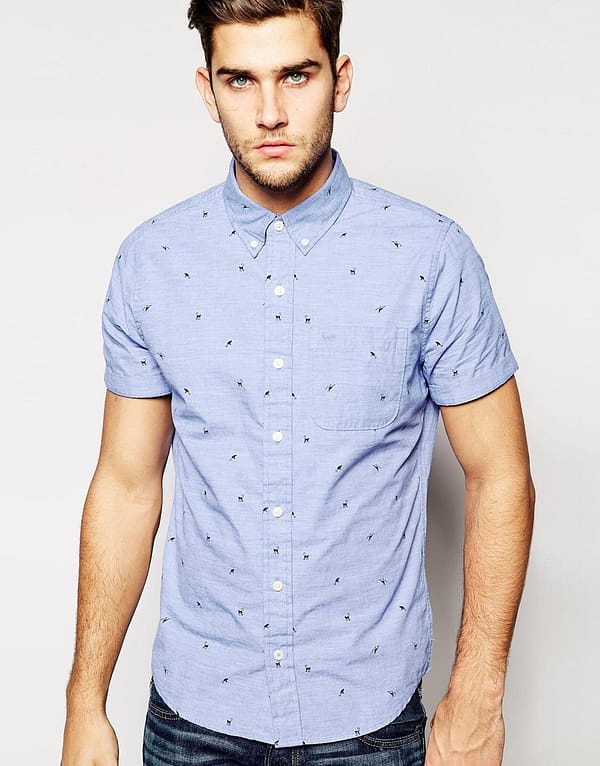 Shirt with All Over Logo