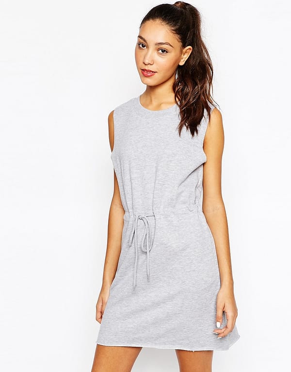 Sweater Dress with Draw String Waist