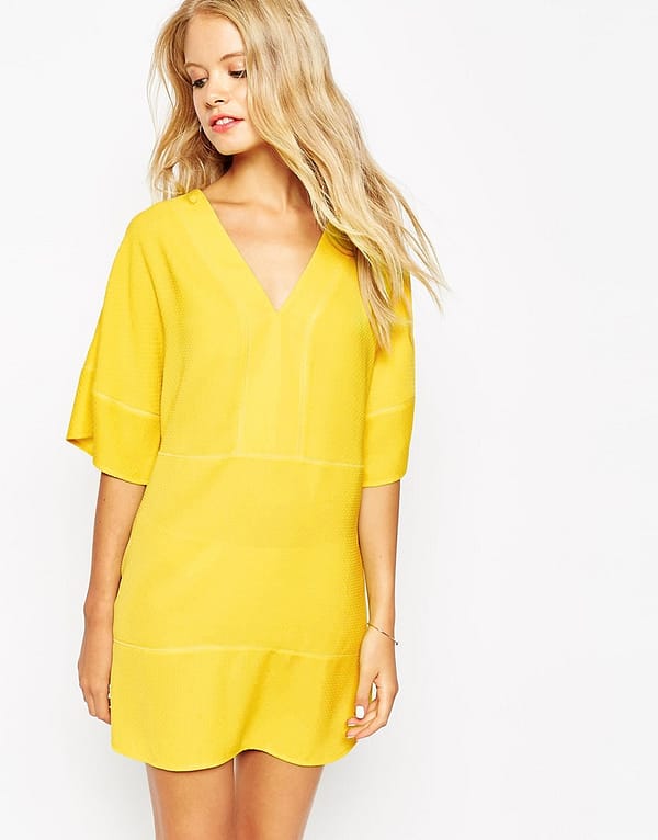 Stitch Detail Tunic Dress