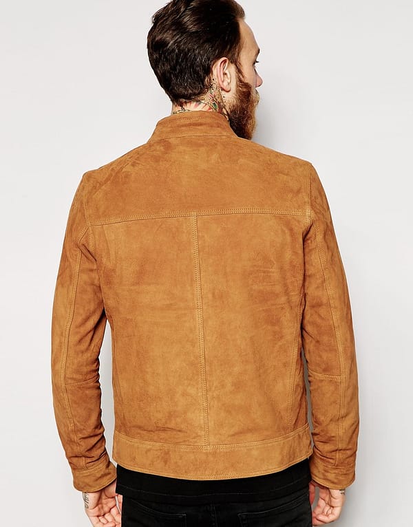 Suede Biker Jacket - Image 2