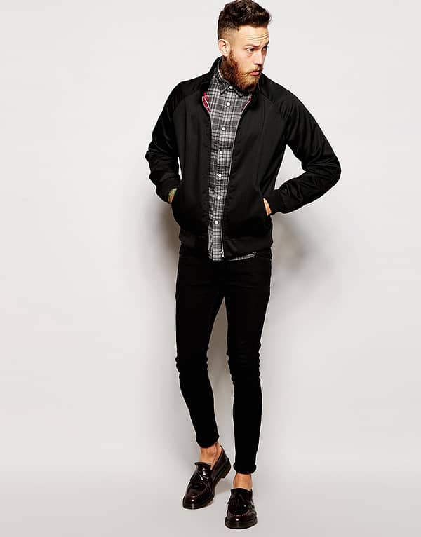 Skinny Check Shirt with Short Sleeves - Image 2