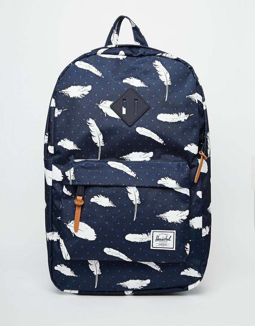 Heritage Backpack in Feather Print