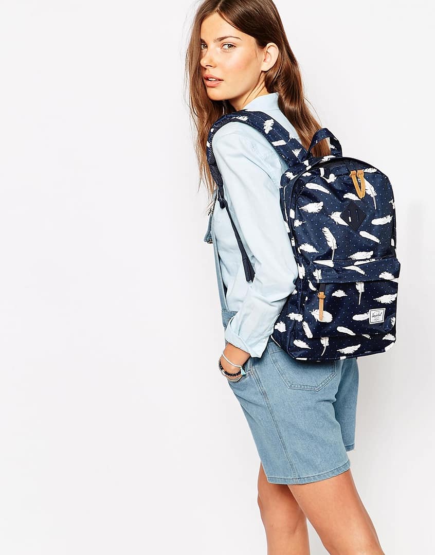 Heritage Backpack in Feather Print - Image 2