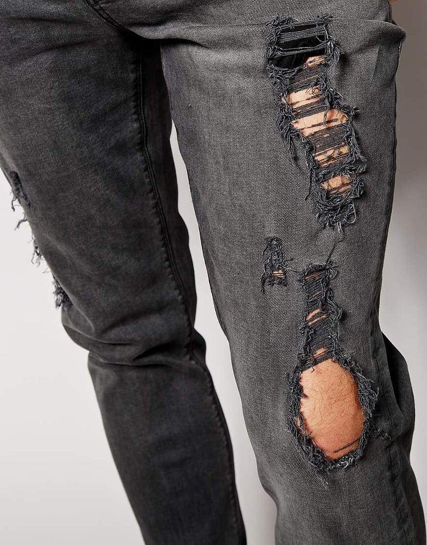 Skinny Jeans With Extreme Rips - Image 2